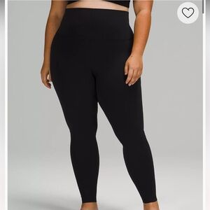 Super high rise lululemon black size 8